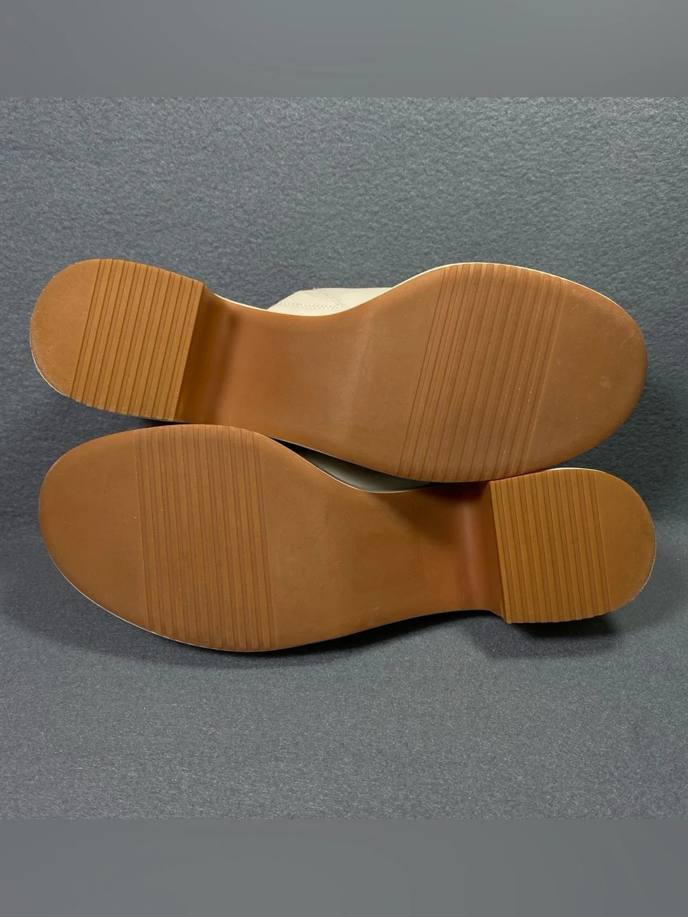 Nordstrom Chunky Heels Platform Beige Sandals, Y2K Inspired Edgy, Women’s Sz 9 M